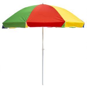Umbrela protectie soare multicolora diametru 300cm si inaltime 260cm multicolora