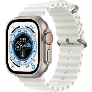 Apple Watch Ultra  GPS  Cellular  Carcasa Titanium 49mm  White Ocean Band