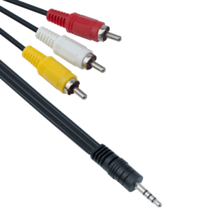 Cablu AV 3 x RCA la Jack 3.5mm
