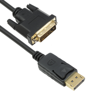 Cablu DisplayPort (DP) la DVI-D 24+1 pini