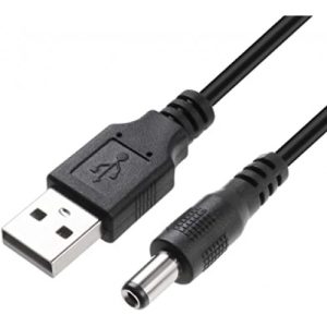 Cablu alimentare USB 5V la mufa jack 5.5x2.1mm