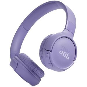 Casti audio wireless on-ear JBL Tune 520BT  JBL Pure Bass Sound  Bluetooth 5.3  Conexiune multi-point  Asistent vocal  Violet