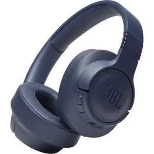 Casti audio wireless over-ear JBL Tune 720BT  JBL Pure Bass Sound  Bluetooth 5.3  Conexiune multi-point  Asistent vocal  Albastru