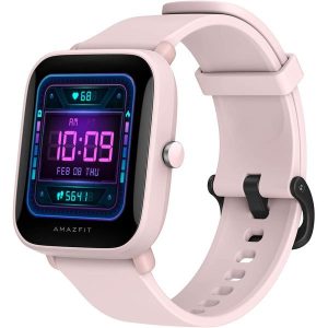 Ceas Smartwatch Amazfit Bip U Pro  230 Mah  Bluetooth 5.0  Roz