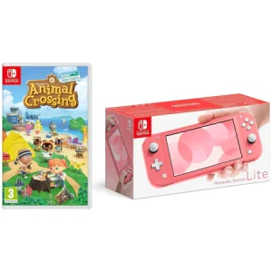 Consola portabila Nintendo Switch Lite + Animal Crossing New Horizons  32GB  Coral