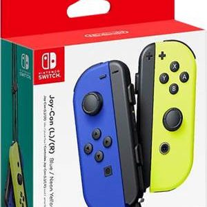 Controller Nintendo Switch Joy pentru Con Pair  Neon Blue & Neon Yellow