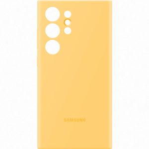 Husa Pentru Samsung Galaxy S24 Ultra S928  Silicone Case  Galbena EF-PS928TYEGWW
