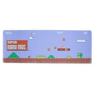 Mousepad profesional pentru gaming si birou Super Mario Bros  model XL antiderapant  impermeabil  80x30 cm