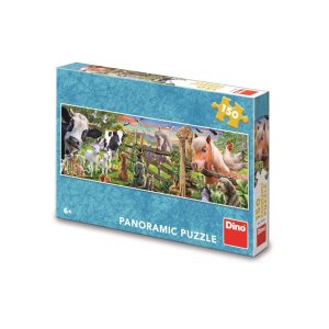 Puzzle panoramic Animale ferma