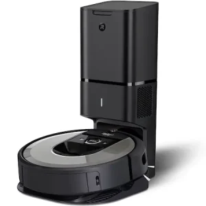 Robot aspirator iRobot Roomba i7+ (i7556)  Li-ion  Consum 26Wh  Putere 10x  10 Harti  Bariere virtuale  Golire automata gunoi  WiFi  Alexa&Google  3-Stage Cleaning System  Senzori scari   Sistem aspir
