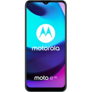 Telefon mobil Motorola Moto E20  Dual SIM  32GB  2GB RAM  4G  Coastal Blue