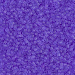 Delica 11/0 DB0783 Dyed Transparent Purple Matted