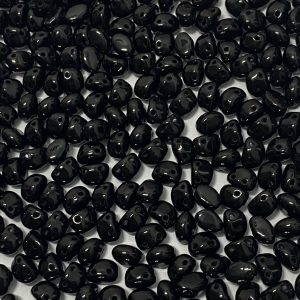 Margele Candy Oval 4x6mm 23980 Black