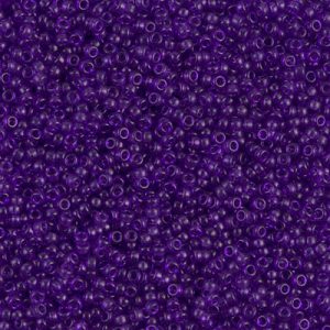 Margele de nisip Miyuki 15/0 1314 Dyed Transp Red Violet
